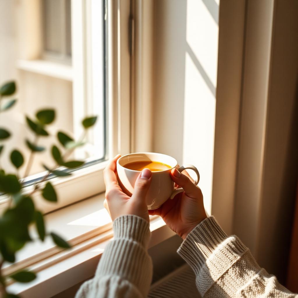 Quiet morning tea